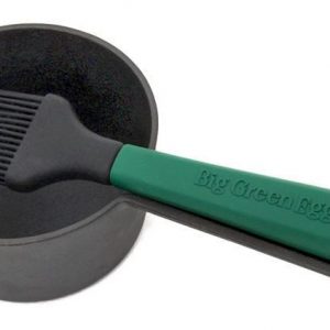 Cast Iron Sauce Pot with Basting Brush