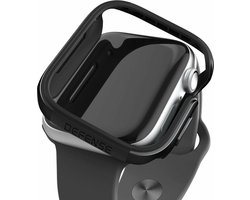 Raptic - Edge Apple watch 44mm hoesje aluminium bumper - Zwart