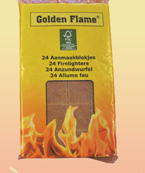 Golden Flame - Aanmaakblokjes BBQ - 24st