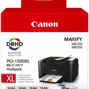 Canon - INK PGI-1500XL BK/C/M/Y MULTI