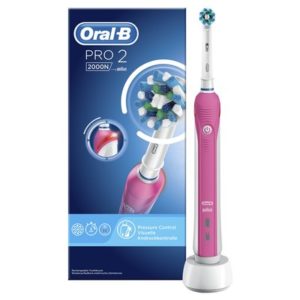 Oral-B - Pro 2 2000N - Elektrische Tandenborstel - Roze
