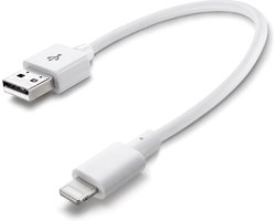 Cellularline - USB naar Lightning - USB 2.0 - Wit - 0,15m