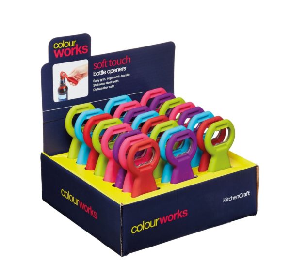Kitchencraft - Colourworks Soft Touch Bottle Openers