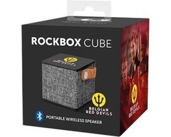Rockbox cube - Red Devils - BT speaker - zwart