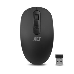 ACT - Wireless Mouse, USB nano receiver, 1200 dpi, black