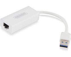 Eminent - EM1017 - kabeladapter/verloopstukje USB RJ45 - Wit
