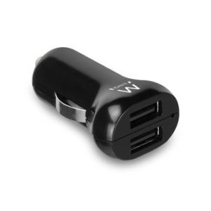 Ewent - Carcharger 2.4A - 2x USB 12-24V