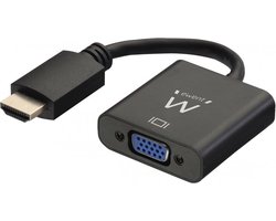 Ewent - EW9864 - Videoconverter - HDMI naar VGA - Zwart