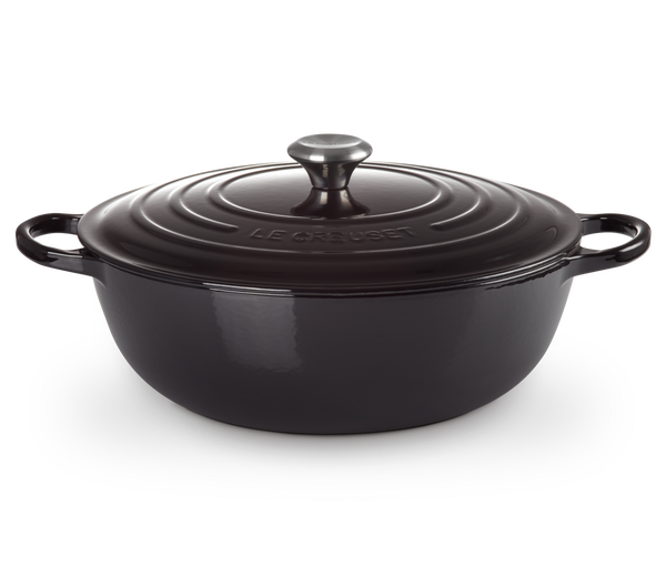 Le Creuset - SIGNATURE SOUP POT 24cm MAT ZWART