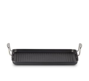 Le Creuset - Anti-aanbak xl-grillplaat in Zwart 34cm