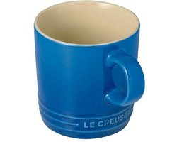 Le Creuset - Aardewerken koffiebeker in Marseilleblauw 0,2l
