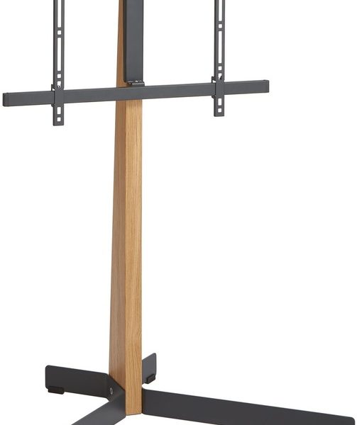 TVS 3695 FLOORSTAND OAK & STEEL BLACK