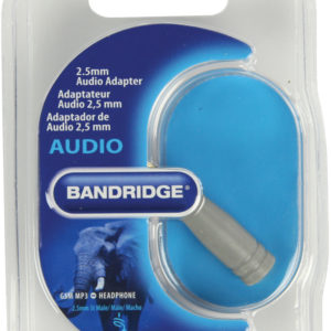 Bandridge - Audioadapter - 2,5 mm
