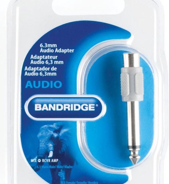 Bandridge - Audioadapter van 6,3 mm