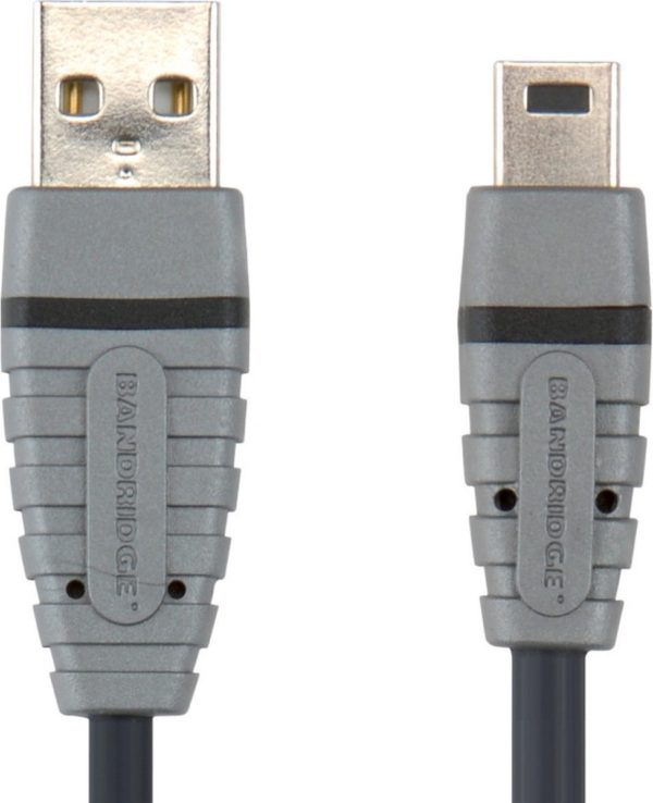 Bandridge - USB Mini 5-pin Kabel - 2.0 m