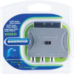 Bandridge - SCART Audio Video Adapter - grijs