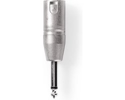 Nedis - XLR-Adapter | XLR 3-pins male - 6,35 mm