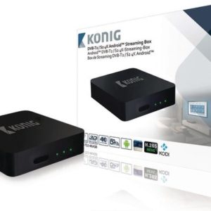 König - DVB-TS2 4KASB - 4K DVB-T2 / DVB-S2 Android Streaming Box
