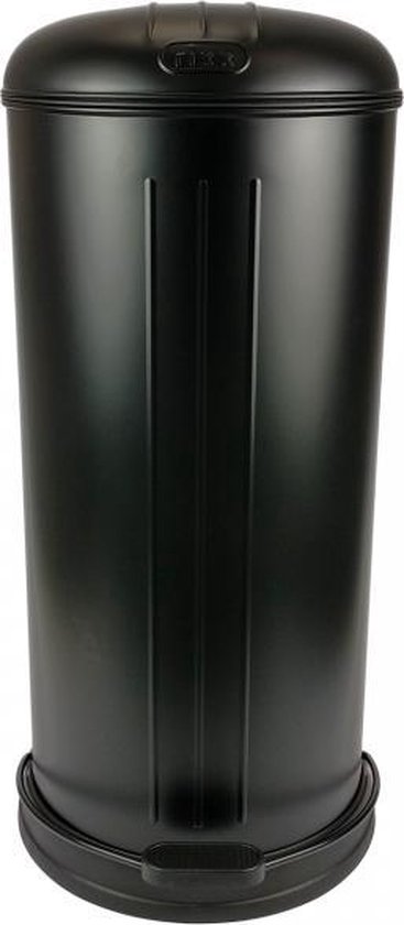 rixx pedaalemmer 30l mat zwart