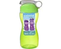 Sistema - Hydrate Drinkfles Hourglass Groen - 480ml