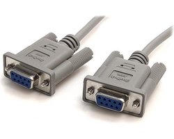 Serial Null Modem Cable F/F 3m DB9 RS232