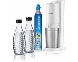 SodaStream - Crystal Bruiswatertoestel met 2 Glazen karaffen - Wit