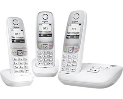 Gigaset - A415A - Trio DECT telefoon - Antwoordapparaat - Wit