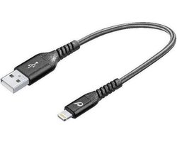 Cellularline - USB Typ A Lightning Black - 0.15m