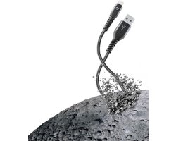 Cellularline - USB A Lightning Zwart, Grijs kabeladapter/verloopstukje