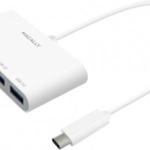 Macally - USB-C TO USB-A HUB + ETHERNET ADAPTER