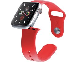 Cellularline - Apple watch 42/44 mm silicone band urban, rood