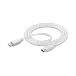 Cellullarline - USB-C to Apple lightning - 1,2m - Wit