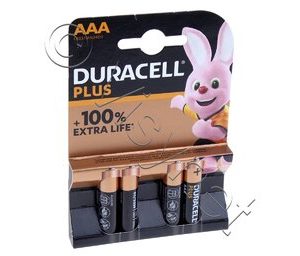 DURACELL MN2400 / AAA PLUS 100% EXTRA LIFE