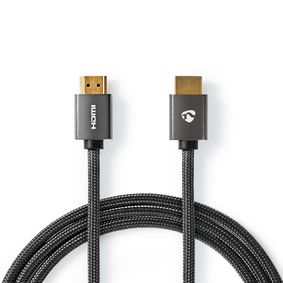 Nedis - Premium HDMI kabel - versie 1.4 (4K 30Hz) / zwart - 2m