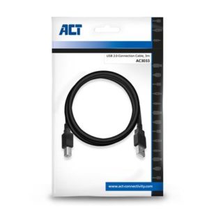 ACT - USB 2.0 connection cable A male - B male 3 meters
