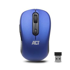 ACT - Wireless Mouse, USB nano receiver, 1600 dpi, blue