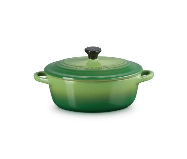 Le creuset -MINI OVAL BRAADPAN 12CM BAMBOO GREEN Le creuset -MINI OVAL BRAADPAN 12CM BAMBOO GREEN
