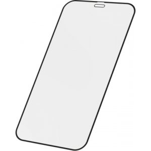 Cellularline - SP gehard glas capsule, zwart - iPhone 13 Pro Max