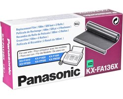 Panasonic - KX-FA136X faxbenodigdheid Zwart Faxlint - 2st