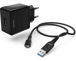 Hama - Reislader set picco USB type C 2.0A - zwart