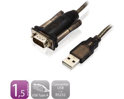 Ewent - EW1116 - USB naar 9-pins serieel RS-232 adapter - 1.5 meter