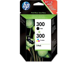HP - 300 - Inktcartridge - Zwart/tricolor