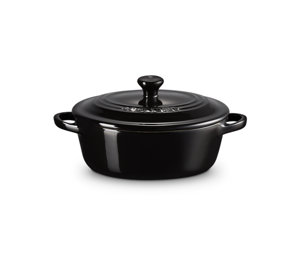 LE CREUSET - MINI STOOFPAN OVAAL - BLACK