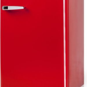Domo - DO981RTKR - Tafelmodel Retro koelkast - Rood - 121L