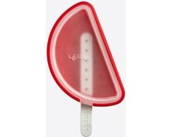 Lekué - Watermelon Ice Cream Mold Silicone - Red - 16.4x9.2x2.9 cm