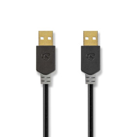 NEDIS - USB-Kabel 2.0 | USB-A Male | USB-A Male | 2.00 m