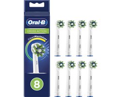 Oral-B - CrossAction - Opzetborstels - 8 Stuks
