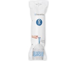 BRABANTIA - PerfectFit Afvalzak met trekbandsluiting - 18l - Code Q - 20st