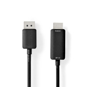 NEDIS - DisplayPort-Kabel DisplayPort Male | HDMI™ Connector | 4K@60Hz | Vernikkeld | 2.00 m