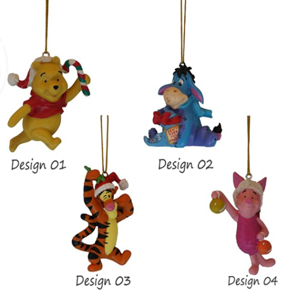 DISNEY - Resin 2pcs Winnie the Pooh - Tigger - 1pc Pigle